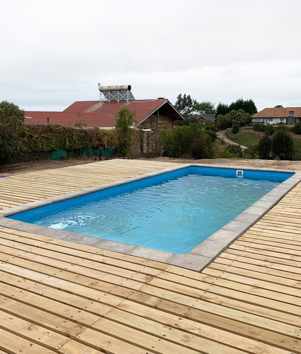 Piscina de Fibra de Vidrio Modelo Med30 para Llevar - Piscineria