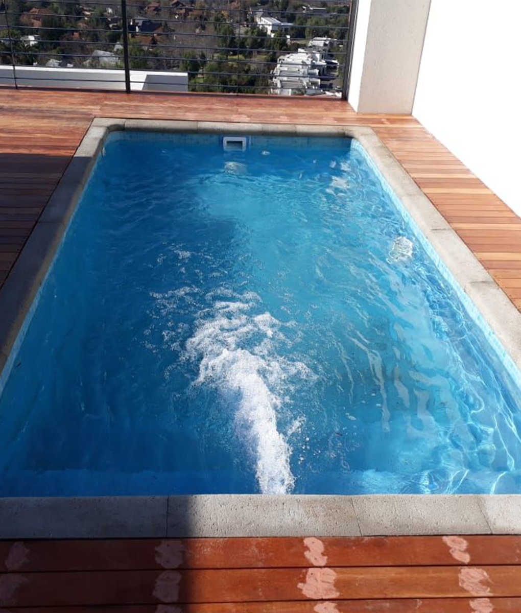 Piscina de Fibra de Vidrio Modelo Huillinco para Llevar - Piscineria